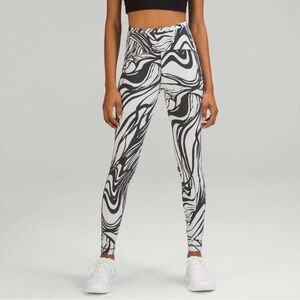 Lululemon Athletica Black and White Patterned Leggings